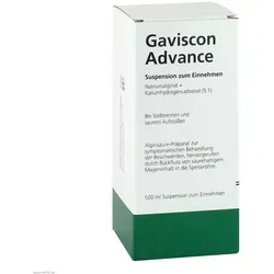 Gaviscon Advance Suspension 500 ml - rezeptfreie Verdauungshilfe, schnell gegen Sodbrennen und Magenbeschwerden