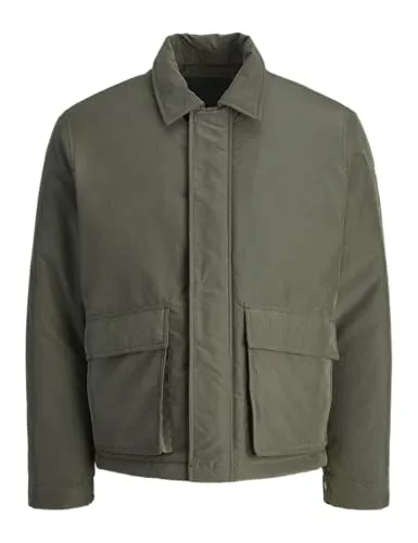 JACK & JONES Herren Jprblawayne Jacket, Peat, s - Stylische Jacke von Jack&Jones für Herren, ideal für den Alltag. Mit modernem Fly-Away Kragen und langem Arm sorgt sie für einen trendigen Look.