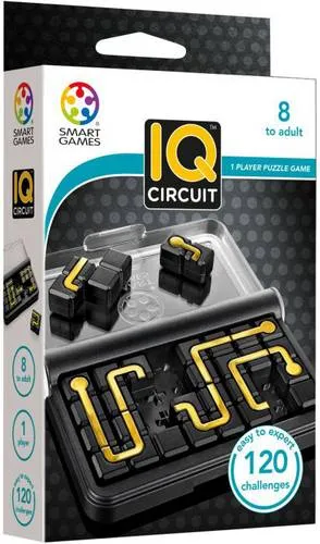 SmartGames IQ-Circuit Logikspiel - Herausforderndes Logikspiel für 1 Spieler ab 8 Jahren. Fördert kritisches Denken und Problemlösungsfähigkeiten in weniger als 30 Minuten Spielzeit.