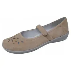 Semler Flora Weite H Spangenballerina Beige - Damen Schuhe - Elegante Spangenballerina in Beige, Weite H für optimalen Komfort. Aus hochwertigem Leder gefertigt, ideal für den täglichen Einsatz und stilvolle Anlässe.