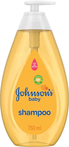 Johnson's & Johnson Baby Shampoo, 750 ml – Sanfte Pflege für Ihr Kind - Ideal für die tägliche Haarpflege Ihres Kindes. Mit einer speziellen Formel für ein sanftes Waschen ohne Tränen und pH-neutral für empfindliche Kopfhaut.