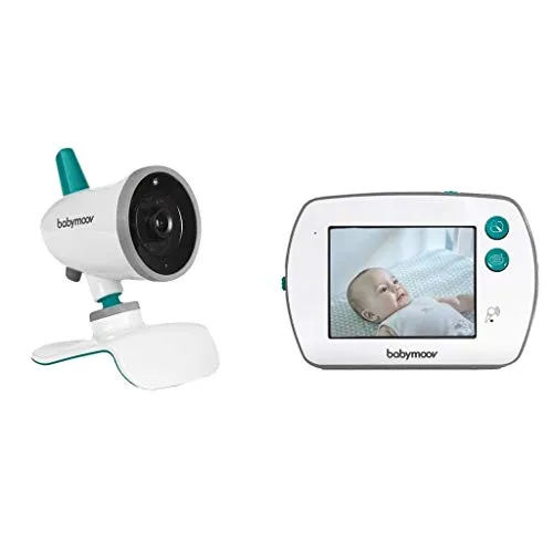 Babymoov YOO-Feel Video-Babyphone - Babyphone mit 3,5 Zoll Touchscreen, Nachtsicht und 2-fach Zoom für sorglose Überwachung, ideal für moderne Eltern.