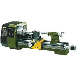 Proxxon Präzisionsdrehmaschine PD 400/CNC-ready - Metallbearbeitung, CNC-fähige Präzisionsdrehmaschine mit Schrittmotoren für präzise Ergebnisse beim Drehen von Metall und Kunststoff.