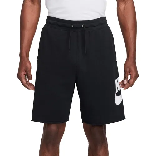 Nike French Terry Alumni Short - schwarz - Lässige Shorts aus French Terry für optimalen Komfort, ideal für Freizeit und Sport. Entspannter Sitz und stylisches Design.