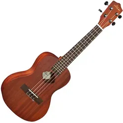 Leho Aleho ALUC-M Konzert Ukulele - Sonstige Zupfinstrumente, Konzertgröße mit hochwertiger Sapelli-Decke und einzigartigem Muschel-Schallloch, inklusive Leho-Gigbag für optimalen Schutz.