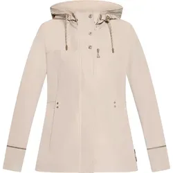 Gil Bret Jacke Casual Powder Pearl in Größe 48 - Lässige Jacke in Uni-Design mit langem Arm und praktischen Reißverschlusstaschen. Der bequeme Stehkragen und der zuverlässige Druckknopfverschluss machen sie zum idealen Begleiter.