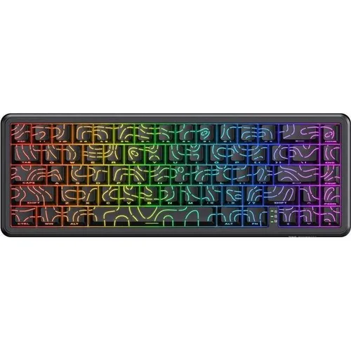 ONIKUMA G67 Gaming-Tastatur - Englisch (US) - Die ONIKUMA G67 Gaming-Tastatur bietet präzise Eingaben mit 67 hochwertigen Schaltern. Dank ARGB-Hintergrundbeleuchtung und kompaktem Design ideal für Gaming und den täglichen Einsatz.