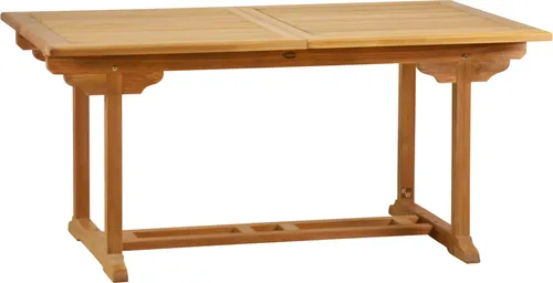 Kai Wiechmann Teak Ausziehtisch 140-200 cm - Flexibler Gartentisch aus unbehandeltem Teakholz, wetterfest und langlebig. Ideal für gesellige Runden im Freien, mit praktischer Ausziehfunktion für bis zu 8 Personen.