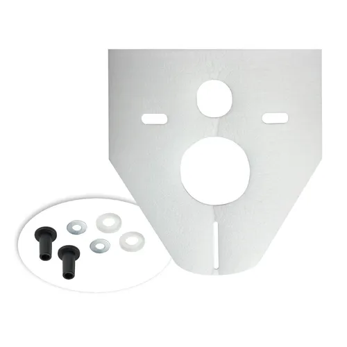 Haas Schallschutz Wc / Bidet Montage Sets Für Wand-wc Und Bidets, 372 X 422 X4 Mm 7440