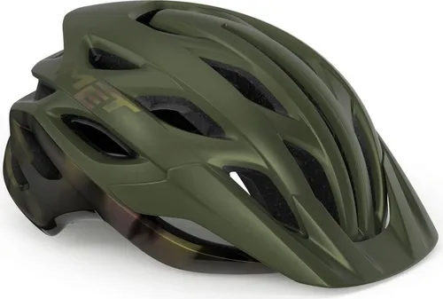 MTB Helm Veleno in Grün - Vielseitiger Schutz für jedes Terrain - Der Veleno Helm bietet optimalen Schutz und Komfort für MTB und Straßen. Mit verstellbarem Visier, 26 Belüftungsöffnungen und leichtem Design ist er ideal für lange Radtouren. Perfekt für alle Radfahrer!