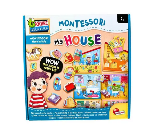 suebidou Lernspielzeug Montessori 'Mein Haus' – 3D Puzzle für Kinder - Entdecke das Montessori-Spiel "Mein Haus" – ein kreatives 3D-Puzzle für Kinder von 3-12 Jahren, das spielerisch Ordnung, Sprache und Feinmotorik fördert.