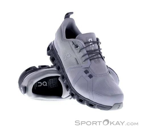 On Cloud 6 Waterproof Herren Freizeitschuhe - Grau - Größe 7,5 - Wasserdichte Herren Freizeitschuhe aus 100% recyceltem Polyester, ideal für jedes Wetter. Mit optimaler Torsionsunterstützung und leichtem Speedboard für den ganzen Tag.