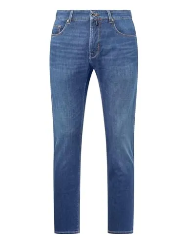 Pierre Cardin Herren Jeans PC-Lyon | Regular Fit Light Blue Used 8166 | Größe 34 32 - Stylische Herrenjeans im Regular Fit mit modischem Used-Look, ideal für lässige Outfits und den täglichen Gebrauch.