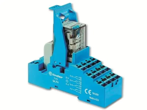 FIN 58.P49 24V - Koppelrelais - Push-In, 4 Wechsler, 24 V DC