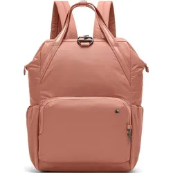Pacsafe Citysafe CX ECONYL® Backpack Rose - Tagesrucksäcke mit Diebstahlschutz, ausgestattet mit abschließbarem Two Way Zipper und RFID-Schutz für sichere Aufbewahrung Ihrer Wertsachen.