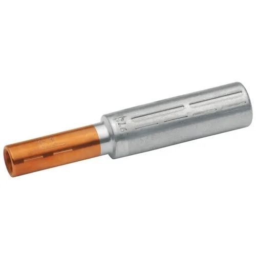 Klauke Al-Cu-Pressverbinder 322R10 - Leitungs- & Kabelverbinder, ideal für zuverlässige Aluminium/Kupfer-Verbindungen bis 20 kV, mit Ölstopp und Mittelsteg für maximale Sicherheit.