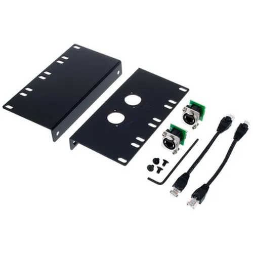 Presonus NSB16.8-Rack Kit - Bauteile; Rack Kit mit zwei Blindplatten und einem Panel mit zwei Ethernet-Buchsen für optimale Konnektivität.