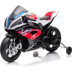 BMW HP4 Race Elektro-Elektromotorrad 12V für Kinder - Lizenziertes Elektro-Kindermotorrad für 3-7 Jahre, mit EVA-Rädern, 2 Motoren und Stoßdämpfern. Fördert spielerisch motorische Fähigkeiten und Selbstvertrauen. 90% vormontiert für einfache Handhabung.