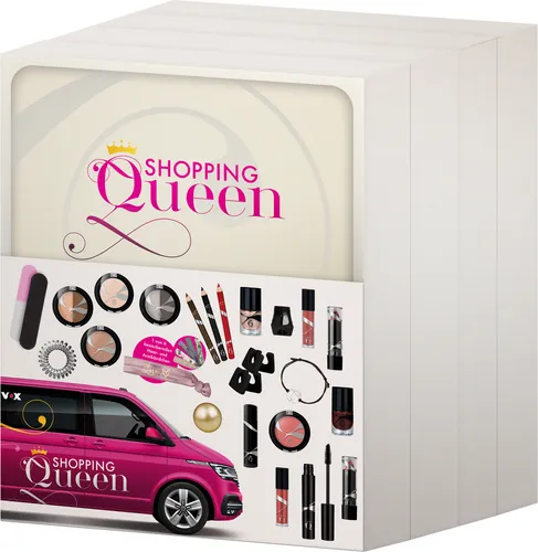Shopping Queen Kosmetik-Adventskalender 2024 - kreativer Spielzeug-Adventskalender, perfekt für Beauty-Liebhaber und festliche Vorfreude