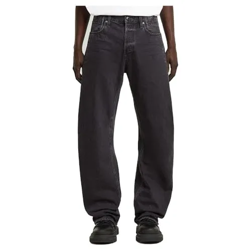 G-Star Herren Jeans Bend 3D Loose schwarz (33/32) - Moderne, lässige Jeans aus recycelter Baumwolle mit einzigartigem Design. Die Bend 3D Jeans bietet eine bequeme Passform und praktische Taschen für den Alltag.
