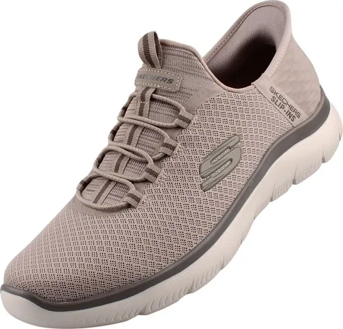 SKECHERS Herren Freizeitschuhe SUMMITS - Sneaker mit ultimativen Tragekomfort und exklusivem Heel Pillow, perfekt für den Alltag. Veganes Obermaterial und gepolsterte Innensohle aus Skechers Air-Cooled Memory Foam.