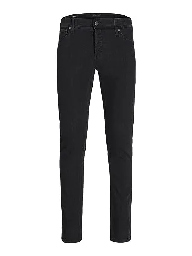 Jack & Jones Slim-fit-Jeans JJIGLENN JJORIGINAL schwarz 34 - Modische Slim-fit-Jeans aus elastischem Denim, ideal für einen lässigen Look. Perfekt für stilbewusste Männer, die Komfort und Trendbewusstsein schätzen.