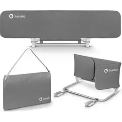 Lionelo Lora XL Tragbares Bettschutzgitter für Kinder - Kindersicherungen mit Neigungsverstellung bis 180°, klappbar und ideal für sicheres Co-Sleeping. Mit StandSafe-Sicherung für maximalen Schutz vor Herausfallen.