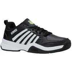 KSwiss Tennisschuhe Court Express 2 Allcourt 2025 schwarz Herren Größe 44 (10,5) - Wanderschuhe, ideal für Sandplätze mit Aösta II-Gummisohle für außergewöhnliche Strapazierfähigkeit und Traktion, K-EVA-Mittelsohle für maximale Dämpfung.