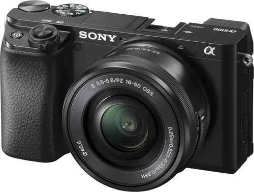 Sony Alpha A6100 Mirrorless Kamera mit 16-50mm Objektiv - Spiegelreflex- & Systemkameras, kompakte und leistungsstarke spiegellose Kamera mit beeindruckender Autofokus-Technologie für atemberaubende Fotos.