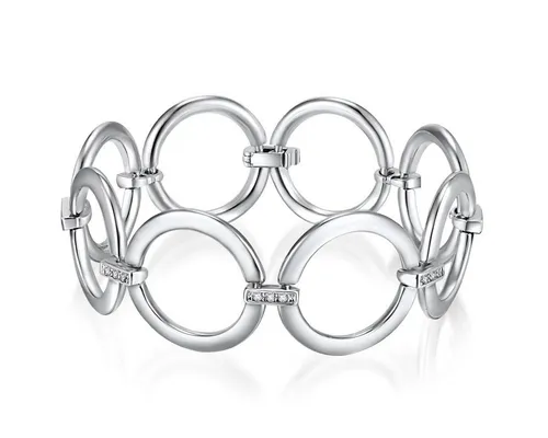 Rafaela Donata Armband silber - Elegantes Armband aus hochwertiger Metall-Legierung, verziert mit funkelnden Swarovski® Kristallen – ein stilvolles Accessoire für jeden Anlass.