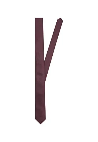 Seidensticker Herren Krawatte Schmal, Rot (Rot 49) - Elegante schmale Krawatte aus 100% Seide, perfekt für stilvolle Anlässe. Mit einer Länge von 148 cm und 5 cm Breite ist sie ideal für den modernen Mann.