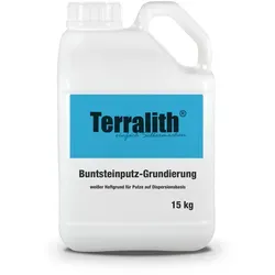 Terralith Putzgrundierfarbe weiß - 15 kg - Hochwertige Grundierung - Terralith Putzgrundierfarbe in Weiß, 15 kg, ideal für optimale Haftung auf verschiedenen Untergründen. Perfekt für den professionellen Einsatz zur Vorbereitung von Wänden.