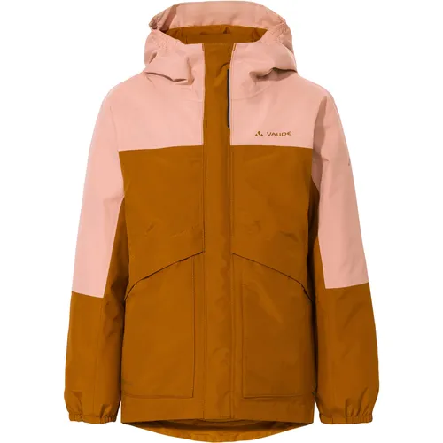 Vaude Unisex Kinder Kids Escape Padded Jacket - Silt Brown, 146-152 EU - Funktionsjacke für aktive Kinder, wasserdicht und atmungsaktiv mit reflektierenden Elementen für bessere Sichtbarkeit, umweltfreundlich produziert.