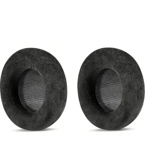 Ersatz-Ohrpolster für AKG K701 K702 Q701 K612 PRO K712 PRO, Samt Ersatzpolster, Ersatz Ohrpolster, Einfache Installation, Isolierung und Komfort