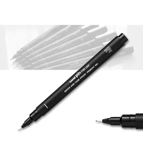 Pigmentliner PIN - 0,5 mm uni-ball 05200, schwarz