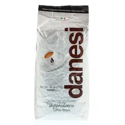Danesi Doppio - 100% Arabica Bohnen, 1 kg - Kaffee in Bohnen mit intensivem Aroma, perfekt für Liebhaber von hochwertigen Arabica-Kaffees.