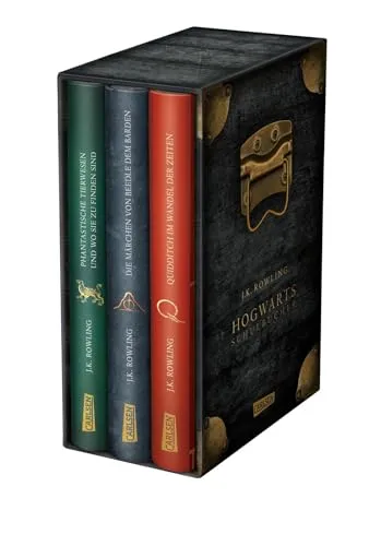 Hogwarts-Schulbücher im Schuber - 15. Auflage - Bücher über die magische Welt von Harry Potter, inklusive aller Schulbücher in einem stilvollen Schuber. Perfekt für Fans und Sammler!