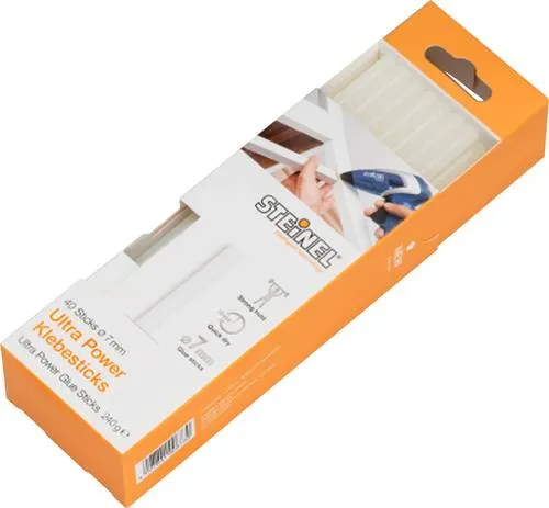 Steinel 006730 Heißklebesticks 7mm 150mm Transparent 240g 40St.
