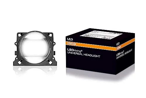 OSRAM LEDriving Universal Headlight 101 - LED-Fern- und Abblendlichtprojektor - Autobeleuchtungen mit flexibler Bi-LED-Technologie, kombiniert Abblend- und Fernlicht in einem Modul und bietet brillante Ausleuchtung bis 6500K für optimale Sicht.