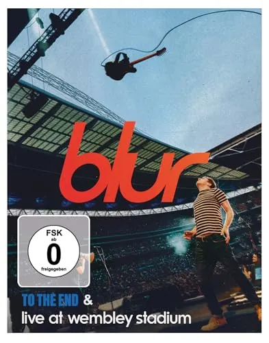 blur: To The End + Live at Wembley Stadium - Limited Edition (Blu-ray + DVD) - Musikfilm über die legendäre Band Blur, inklusive Live-Auftritt in Wembley und exklusiven Bonusmaterialien.
