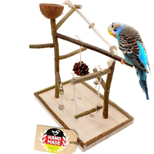 Vogelspielplatz  Wellensittich Nymphensittich Spielplatz für Vögel Freiflug