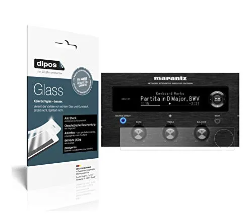 dipos I 2X Displayschutz matt kompatibel mit Marantz PM7000N Schutzfolie 9H Anti-Shock