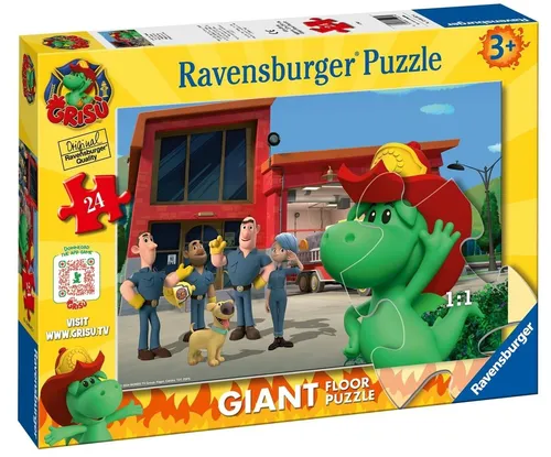 Gadget - Grisu: Ravensburger - Puzzle Gigante Da Pavimento 24 Pz - Grisu -D- Rav