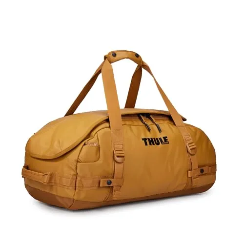 Thule Chasm 40 L Reisetasche Golden - 2-in-1 Reisetasche & Rucksack, aus 100% recycelten Materialien und wasserfestem Tarpaulin