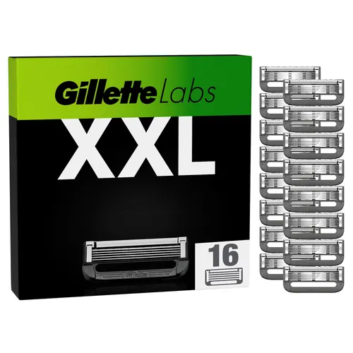 Gillette LABS Klingen System - Nassrasierer mit 5 hochwertigen Klingen für ein unschlagbares Rasurerlebnis. Kompatibel mit allen GilletteLabs Rasierern, einschließlich dem Heated Razor, und hält bis zu 30 Rasuren.