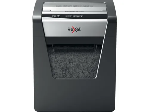 Rexel Aktenvernichter Momentum X415 - 15 Blatt Partikelschnitt - Aktenvernichter für kleine Büros mit Partikelschnitt (4 x 40mm) und Sicherheitsstufe P4. Schreddert bis zu 15 Blatt gleichzeitig, ideal gegen Papierstaus dank automatischer Rückführung.