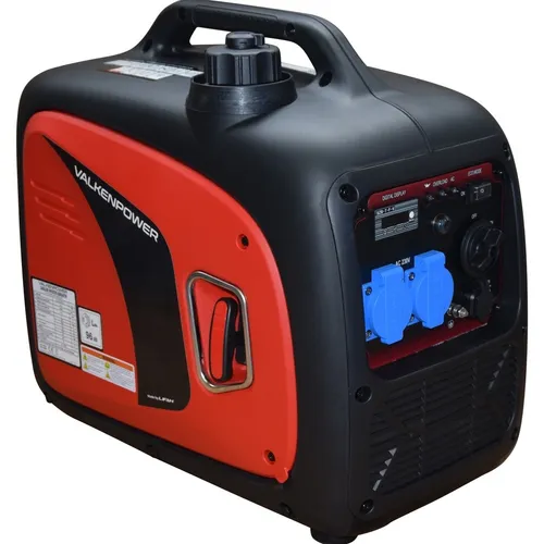 Benzin Stromgenerator Inverter 3000W - Leistungsstark und Mobil - Leistungsstarker 3000W Inverter Generator mit 2x230V Ausgängen. Ideal für den Einsatz unterwegs, leise im Betrieb und mit Luftkühlung für optimale Leistung.