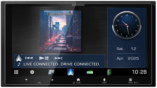 Kenwood DMX7525DABS A/V-Player - Multimedia A/V-Player für Autos, mit DAB+ und Bluetooth für kabellose Musikübertragung, bietet erstklassigen Sound und einfache Bedienung.