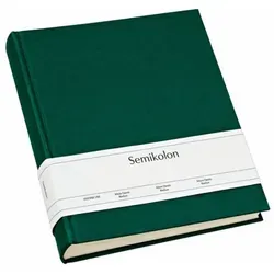 Semikolon Album 363976 Classic Medium forest - Hochwertiges Fotoalbum in klassischem Design, ideal für die stilvolle Aufbewahrung Ihrer schönsten Erinnerungen.