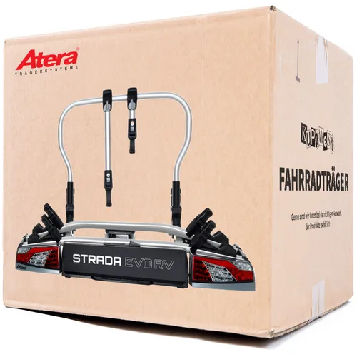 ATERA Strada Evo RV Fahrradträger 2er 022707 - Ausziehbar - Fahrradträger für 2-3 Fahrräder mit innovativem Rollenauszug für einfachen Zugang zum Laderaum. Ideal für Campingfahrzeuge, max. Zuladung 60 kg, leicht zu bedienen.